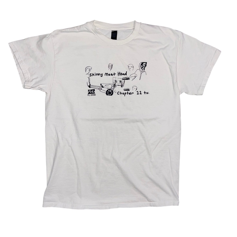 Billabong Skinny‎ Meat Head Eithan Osborne Chapter 11 TV White T-Shirt Surf M